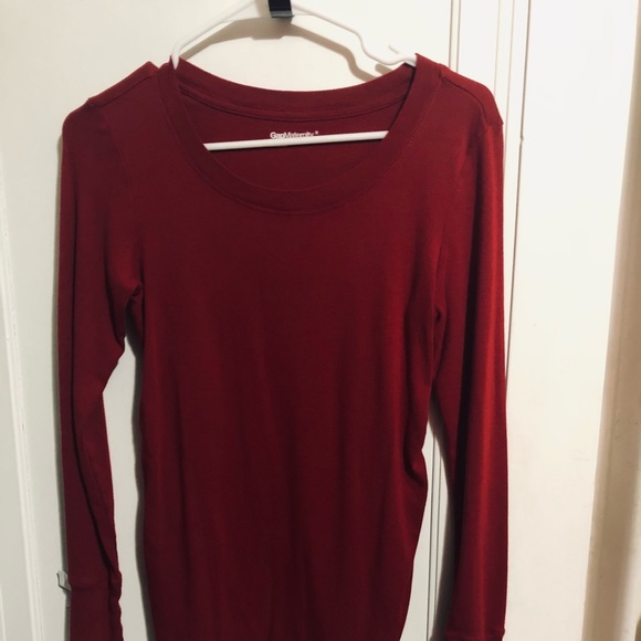GAP MATERNITY TOP. RED. SMALL - Picture 1 of 7